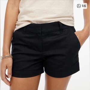 2 pairs Of J. Crew CHINO Women's Shorts size 4 Black And Blue